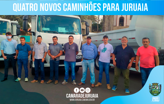 QUATRO-CAMINHÕES-NOVOS-PARA-O-MUNICÍPIO-DE-JURUAIA