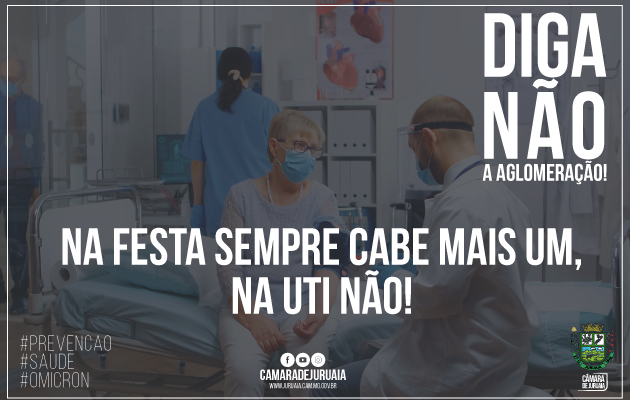 DIGA-NÃO-A-AGLOMERAÇÃO!