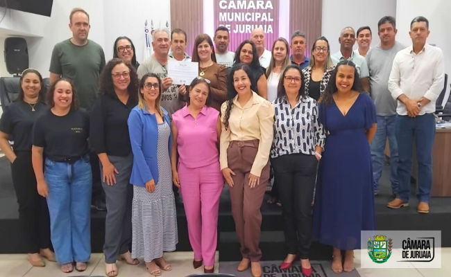 MOÇÃO DE CONGRATULAÇÕES À SECRETARIA DE EDUCAÇÃO DE JURUAIA